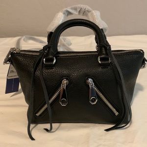 Rebecca Minkoff Micro Moto Satchel in black